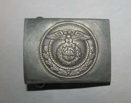 ナチスドイツ軍　SAバックル　レプリカ　