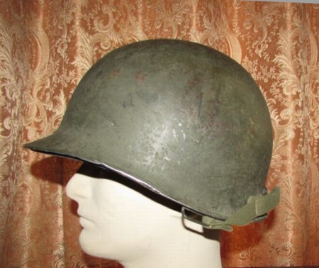 米軍WW2、M1ヘルメット、実物、極上品