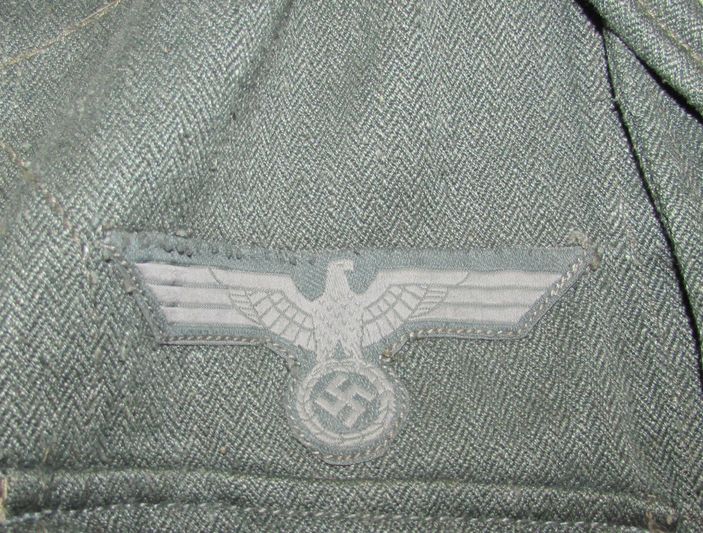 ナチスドイツ軍　M42国防軍HBT夏服、実物