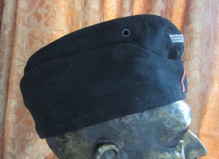 ナチスドイツ軍兵用Pz舟形帽、実物
