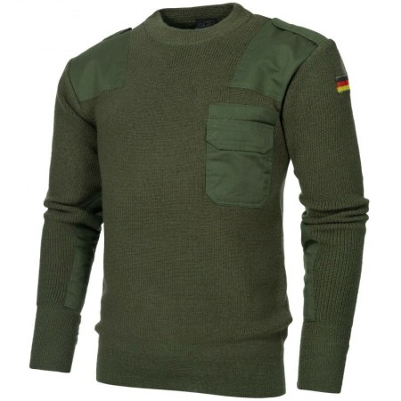 BWドイツ軍服、セーター、新品、オリーブ