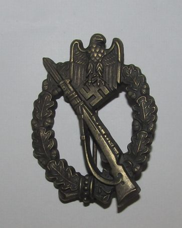 ナチスドイツ軍　歩兵突撃章　実物
