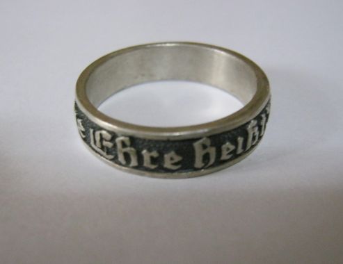 SS Meine Ehre heßt Treue リング、銀製