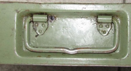 ナチスドイツ軍　MG34&42弾薬箱　実物 41型　刻印付き