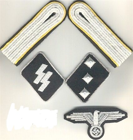 SS将校記章セット、カフタイトル付き | ナチス軍服販売 BWドイツ軍服