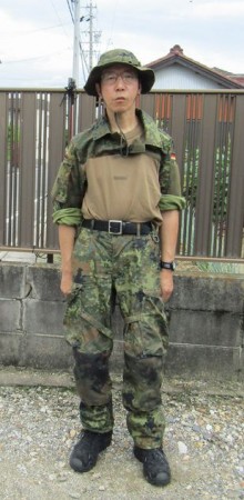 夏もBWドイツ軍服、KSKコンバットシャツ、フレツクカモでサバゲーを!!!