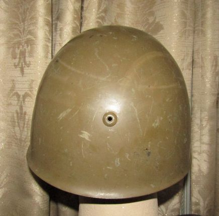 実物】WWⅡドイツ軍同型／スペイン軍ヘルメット 金属製極上 防災