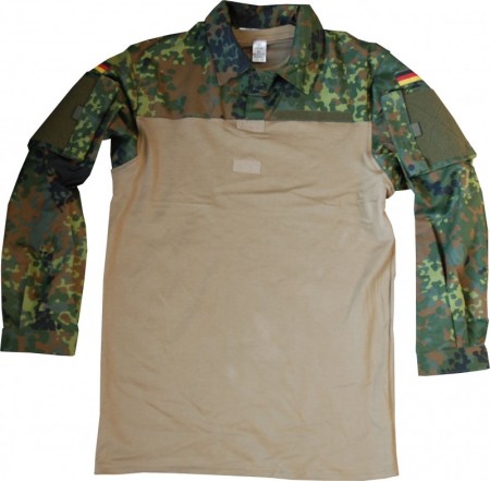 BWドイツ軍服、KSKコンバットシャツ、実物、フレックカモ、サバゲー用品