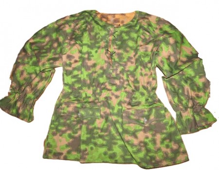 ナチスドイツ軍　武装SSバードエッジ迷彩スモック　レプリカ