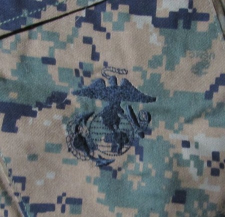 USMCマーパット、ウッドランド戦闘服上、実物、中古極上品