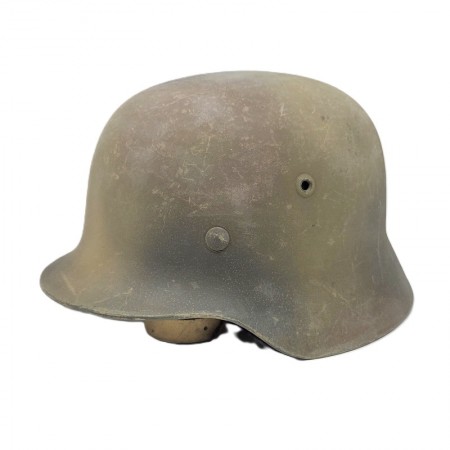 ナチスドイツ軍　武装SS　M35ヘルメット　シェルのみ実物　
