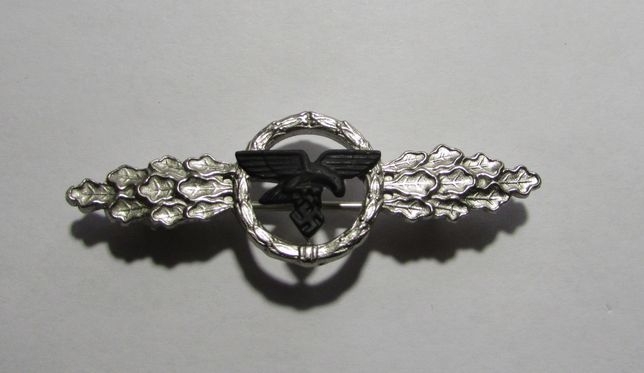 ナチスドイツ空軍輸送員章、銀、レプリカ