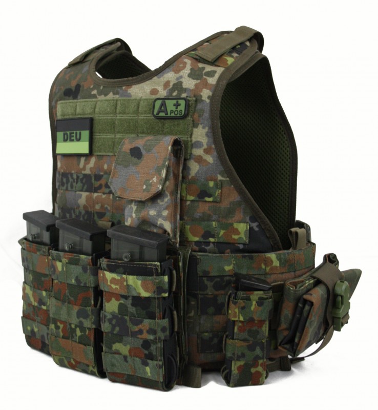 ドイツ軍BW最新Molle最新装備、防弾ケブラー繊維ベスト、実物、高性能