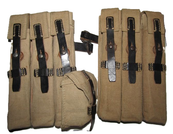 ナチスドイツ軍　MP38&MP40マガジンポーチ　実物