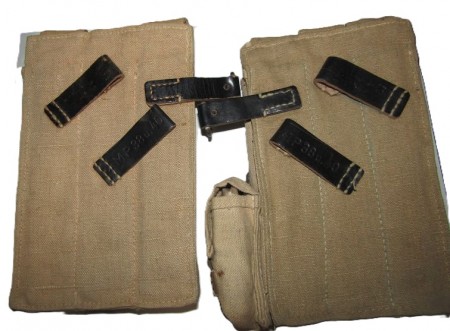 ナチスドイツ軍　MP38&MP40マガジンポーチ　実物