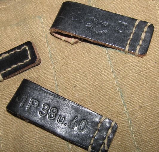 ナチスドイツ軍　MP38&MP40マガジンポーチ　実物