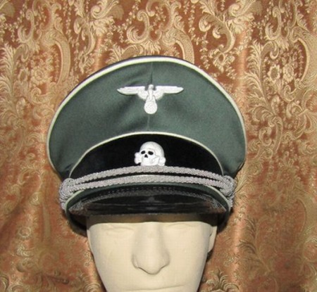 ナチスドイツ軍武装SS将校制帽、EREL | ナチス軍服販売 BWドイツ軍服 