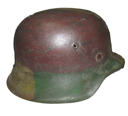 ドイツ軍　ヘルメット SHENKEL ドイツ軍 WW2 M-35スチールヘルメット ブラック BK
