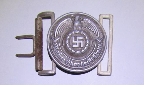ナチスドイツ軍　SSS将校用バックル　実物