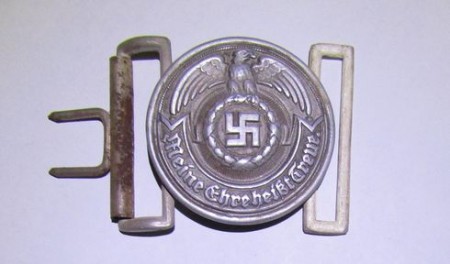 ナチスドイツ軍　SSS将校用バックル　実物