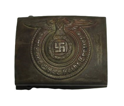 ナチスドイツ軍　アルゲマイネSSバックル　O&C実物　その2
