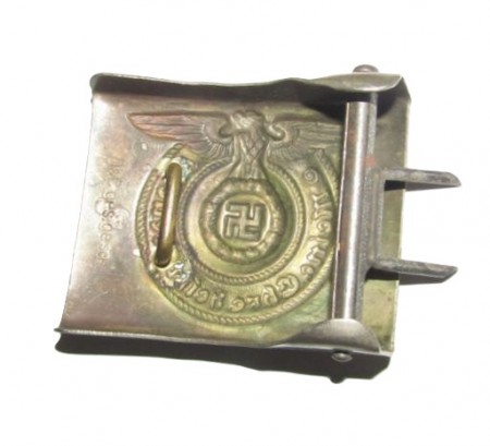 ナチスドイツ軍　アルゲマイネSSバックル　O&C実物　その2