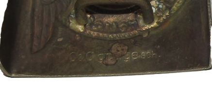 ナチスドイツ軍　アルゲマイネSSバックル　O&C実物　その2