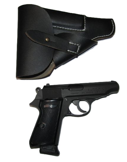 ナチスドイツ軍　ワルサーPPK/Sモデルガン+ホルスター
