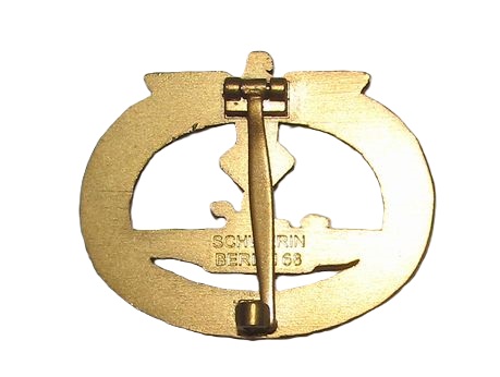 Uボートバッジ　人造ダイアモンド付き、レプリカ