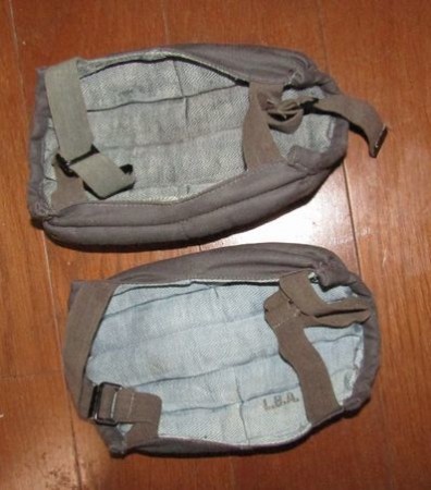 ナチスドイツ軍　空挺ニーパッド　実物