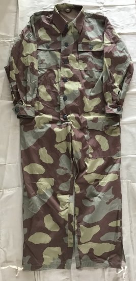 ナチスドイツ軍　武装SSイタリアンカモ　Pz繋ぎ服