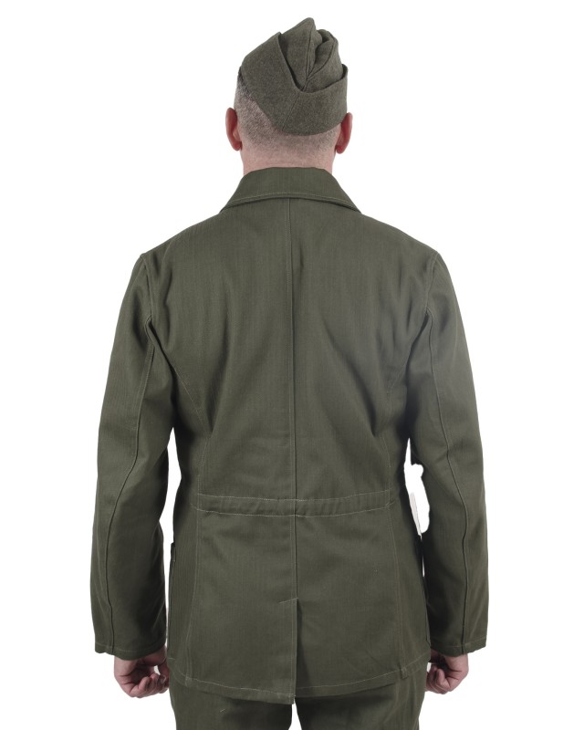 ナチスドイツ軍　HBT生地作業服　レプリカ