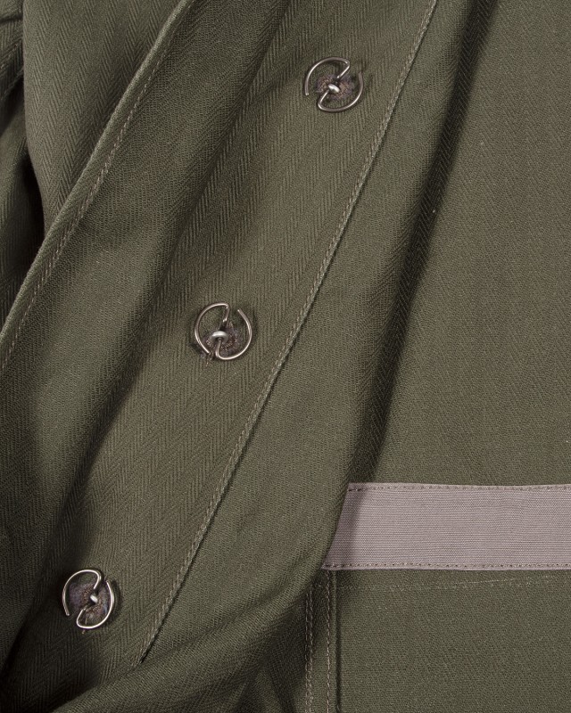 ナチスドイツ軍　HBT生地作業服　レプリカ