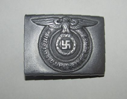 ナチスドイツ軍　武装SSバックル　実物その1