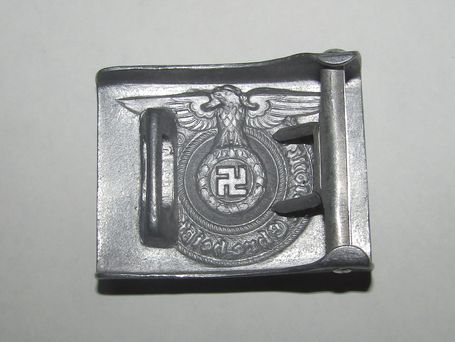ナチスドイツ軍　武装SSバックル　実物その1
