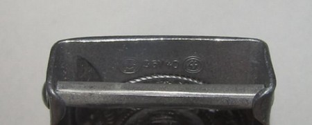 ナチスドイツ軍　武装SSバックル　実物その1