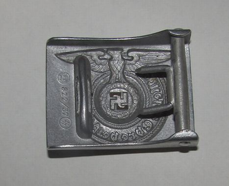 ナチスドイツ軍　武装SSバックル　実物　その2