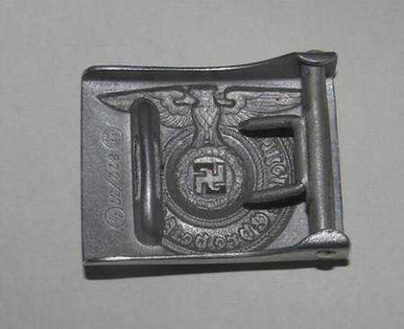 ナチスドイツ軍　武装SSバックル　実物　その2