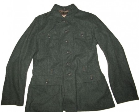 ナチスドイツ軍　M43軍服イタリヤ高級ウール使用品、上着、アメリカ製