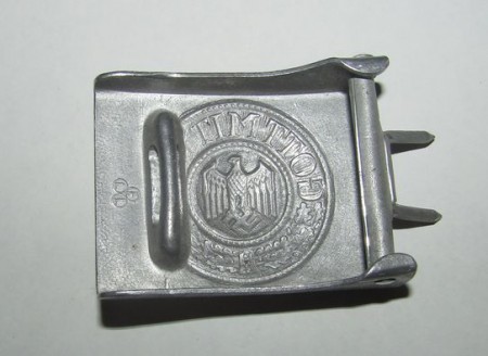 ナチスドイツ軍　国防軍バックル　実物