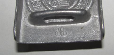 ナチスドイツ軍　国防軍バックル　実物