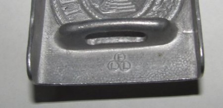 ナチスドイツ軍　国防軍バックル　実物