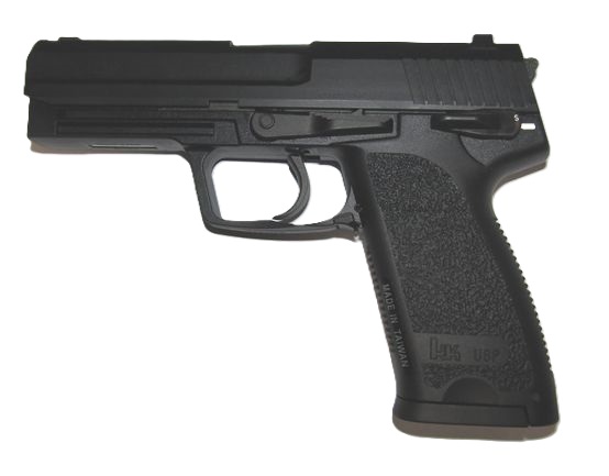 BWドイツ軍　H&K USPエアガン　ブラック