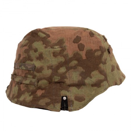 ナチスドイツ軍　武装SSオークBヘルメットカバー　オリジナル生地使用品