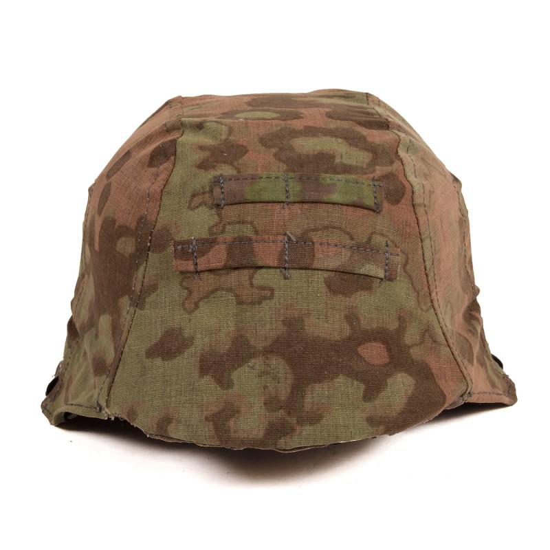 ナチスドイツ軍　武装SSオークBヘルメットカバー　オリジナル生地使用品