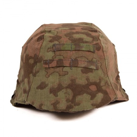 ナチスドイツ軍　武装SSオークBヘルメットカバー　オリジナル生地使用品