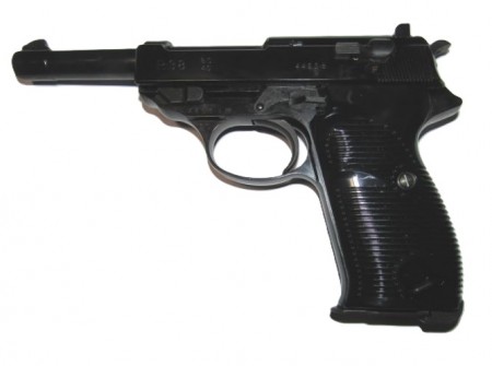 マルゼン　P38ブラックメタル　ブローバック　中古その2