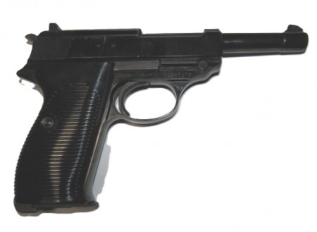 マルゼン　P38ブラックメタル　ブローバック　中古その2