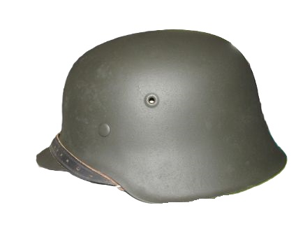 ナチスドイツ軍　M42ヘルメット　実物リペイント