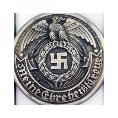 ナチスドイツ軍　武装SS礼装用将校バックル　実物